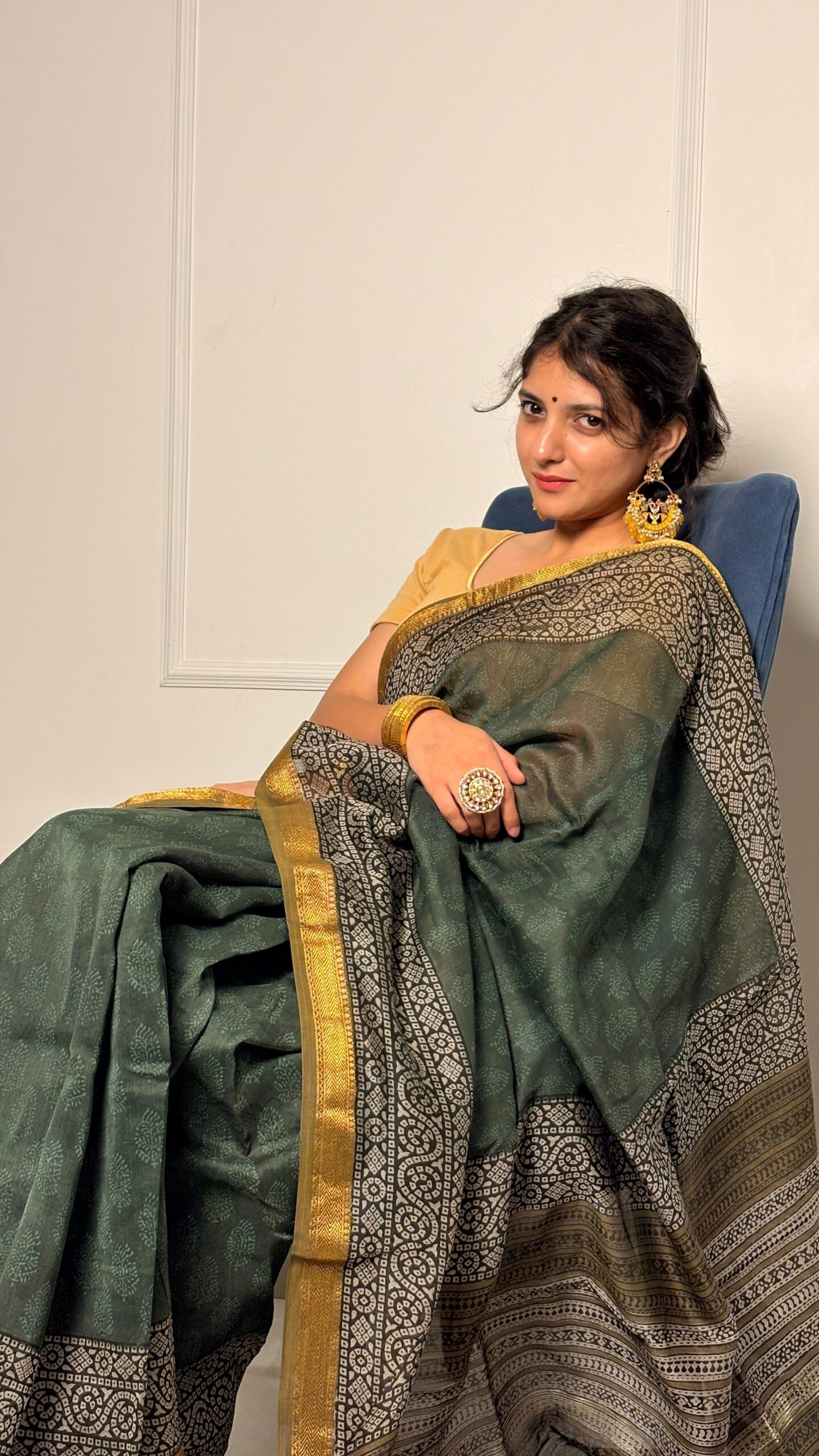 Zari Border Mulmul Cotton